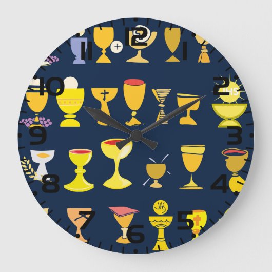 Religieuze kernen grote klok (Voorkant)