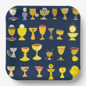 Religieuze kernen papieren bordje (Voorkant)