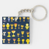 Religieuze kernen sleutelhanger (Achterkant)