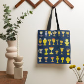 Religieuze kernen tote bag