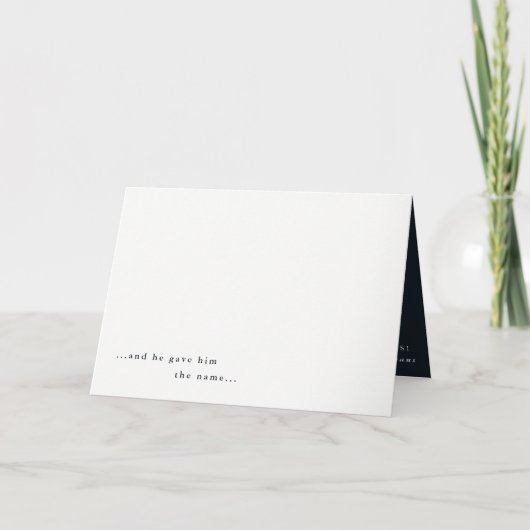 Religieuze Kerst Eenvoud Fotokaart Feestdagen Kaart (Voorkant)