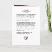 Religieuze kerst Jezus Maagd Mary Joseph Poem  Feestdagen Kaart (Achterkant)