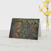 Religieuze kerst kaart (Gele Bloem)