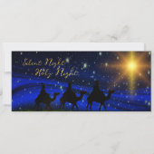 Religieuze Kerst Kaart Groet Lang Horizontaal (Voorkant)