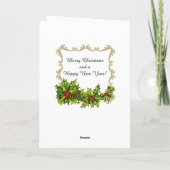 Religieuze Kerst Kaart Personaliseer tekst Geboort (Achterkant)