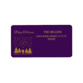 Religieuze Kerst Maagd Maria, St. Jozef, Jezus Etiket (Voorkant)