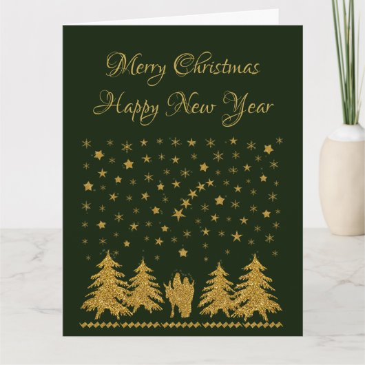 Religieuze Kerst Maagd Maria, St. Jozef, Jezus Kaart (Voorkant)