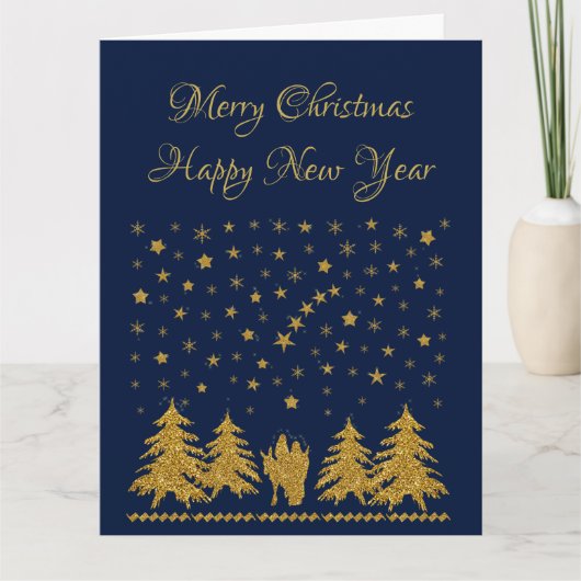 Religieuze Kerst Maagd Maria, St. Jozef, Jezus Kaart (Voorkant)