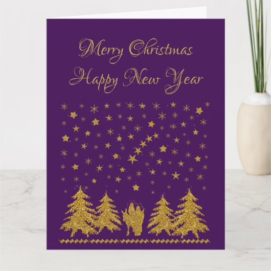 Religieuze Kerst Maagd Maria, St. Jozef, Jezus Kaart (Voorkant)