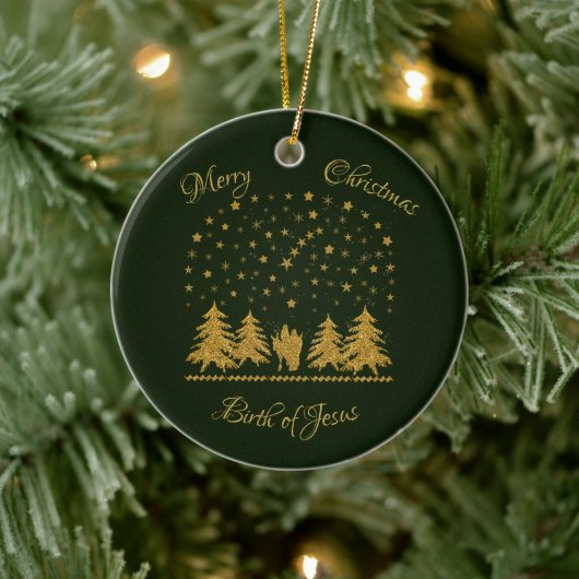 Religieuze Kerst Maagd Maria, St. Jozef, Jezus Keramisch Ornament (Boom)