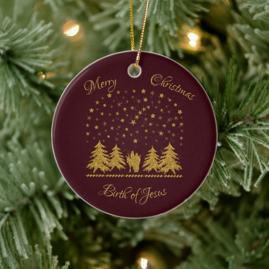 Religieuze Kerst Maagd Maria, St. Jozef, Jezus Keramisch Ornament (Boom)