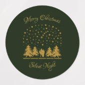 Religieuze Kerst Maagd Maria, St. Jozef, Jezus Labels (Design 1)