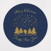 Religieuze Kerst Maagd Maria, St. Jozef, Jezus Labels (Design 1)