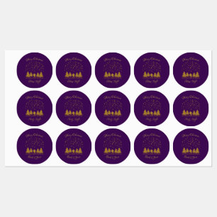 Religieuze Kerst Maagd Maria, St. Jozef, Jezus Labels