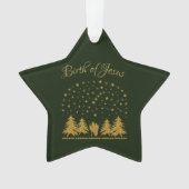 Religieuze Kerst Maagd Maria, St. Jozef, Jezus Ornament (voorkant)