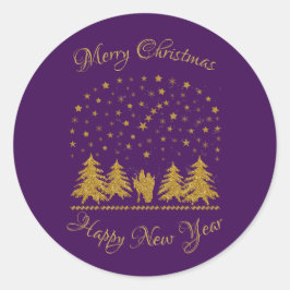 Religieuze Kerst Maagd Maria, St. Jozef, Jezus Ronde Sticker