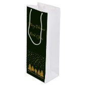 Religieuze Kerst Maagd Maria, St. Jozef, Jezus Wijn Cadeautas (Voorkant Gekanteld)