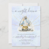 Religieuze kerst met baby Jezus, Mary & Joseph Kaart (Voorkant)