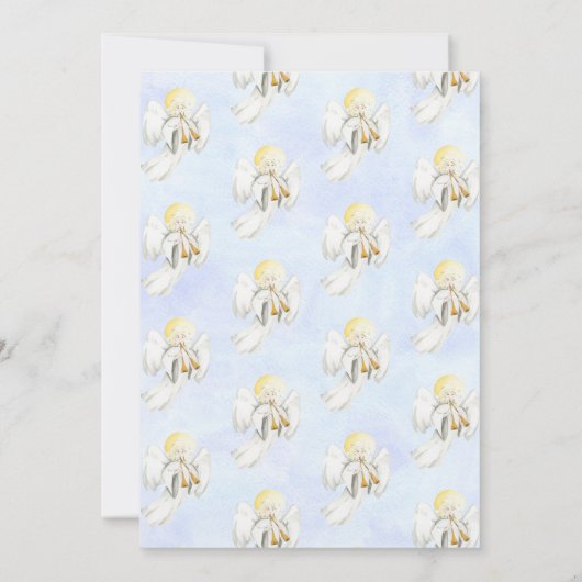 Religieuze kerst met baby Jezus, Mary & Joseph Kaart (Achterkant)