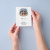 Religieuze kerstfeestdagen Baptisme uitnodiging Flyer (Hand)