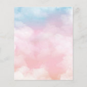 Religieuze kerstfeestdagen Baptisme uitnodiging Flyer (Achterkant)