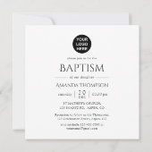 Religieuze kerstfeestdagen - Jezus Baptisme I Kaart (Achterkant)