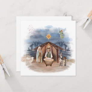 Religieuze kerstfeestdagen - Jezus Baptisme I Kaart