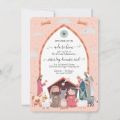 Religieuze kerstfeestdagen kaart (Voorkant)