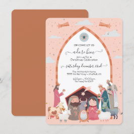 Religieuze kerstfeestdagen kaart