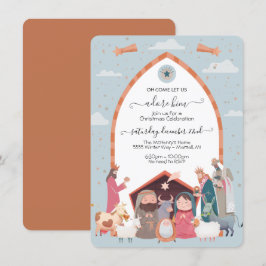 Religieuze kerstfeestdagen kaart