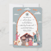 Religieuze kerstfeestdagen kaart (Voorkant)