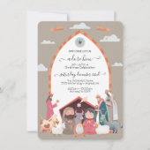 Religieuze kerstfeestdagen kaart (Voorkant)