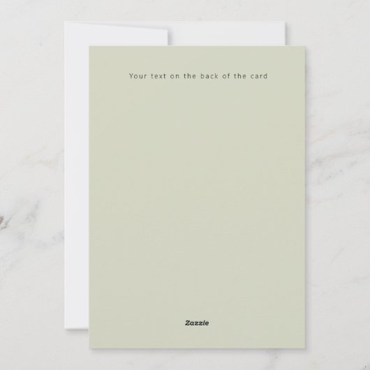 Religieuze kerstfoto begroeting Holiday Kaart (Achterkant)