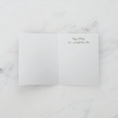 Religieuze Kerstfoto Gevouwen Vakantie Kaart (Binnen)