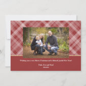 Religieuze kerstfoto, Happy Birthday Jesus Feestdagenkaart (Achterkant)