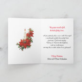 Religieuze kerstKaart Personaliseer tekstbegroetin Kaart (Binnen)