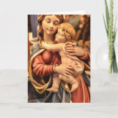 Religieuze kerstKaart Personaliseer tekstbegroetin Kaart (Voorkant)