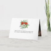 Religieuze kerstKaart Personaliseert handtekening Kaart (Achterkant)