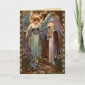 Religieuze kerstkaarten Oude mode Feestdagen Kaart (Voorkant)