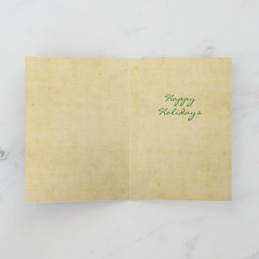 Religieuze kerstkaarten Oude mode Feestdagen Kaart (Binnen)