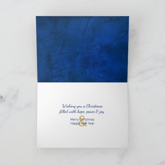 Religieuze kerstliefde feestdagen kaart (Binnen)