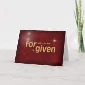 Religieuze kerstliefde feestdagen kaart (Voorkant)