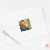 Religieuze kerstmaagd Mary en Jezus Gift Label (Envelop)