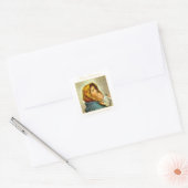 Religieuze kerstmaagd Mary en Jezus Gift Label (Envelop)