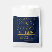 Religieuze Kerstmis, Geboorte van Jezus, Drie Koni Bedankzakje (Voorkant)