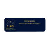 Religieuze Kerstmis, Geboorte van Jezus, Drie Koni Etiket (Voorkant)