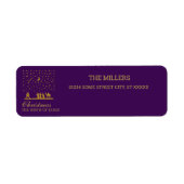 Religieuze Kerstmis, Geboorte van Jezus, Drie Koni Etiket (Voorkant)