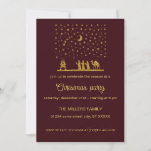 Religieuze Kerstmis, Geboorte van Jezus, Drie Koni Kaart