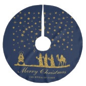 Religieuze Kerstmis, Geboorte van Jezus, Drie Koni Kerstboom Rok (Voorkant)
