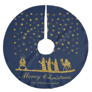 Religieuze Kerstmis, Geboorte van Jezus, Drie Koni Kerstboom Rok